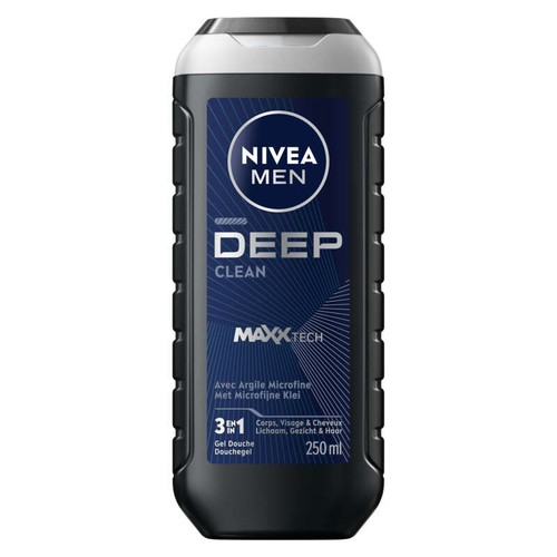 Nivea Men Gel Douche Homme 3 en 1 Deep 250ml