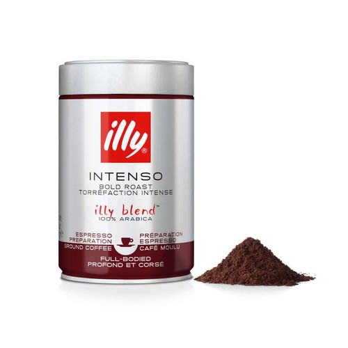 Illy Café Moulu Intenso Profond & Corsé 100% Arabica 250g