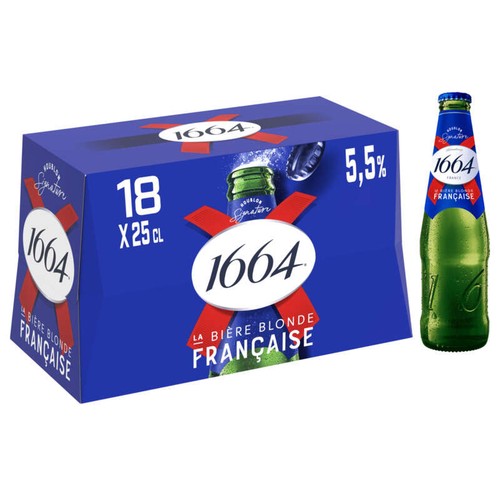1664 Bière Blonde 18x25cl