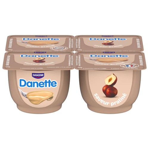 Danette Saveur Praliné 4x125g