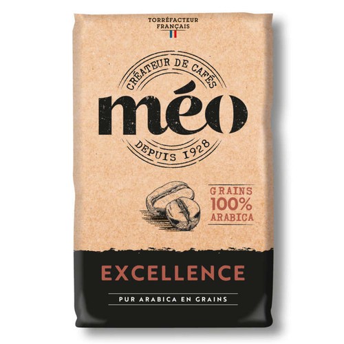 Méo Café Excellence Grains 100% Arabica 1kg