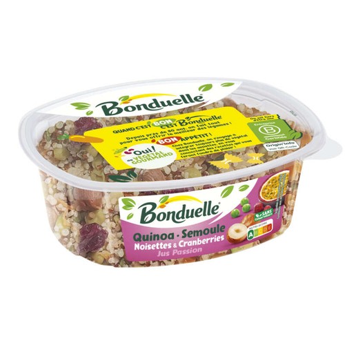 Bonduelle Quinoa pois doux et blé sauce à la passion 250g