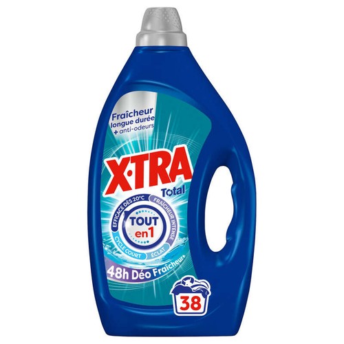 X-Tra Total Déo Fraîcheur+ Givré 38 Lavages
