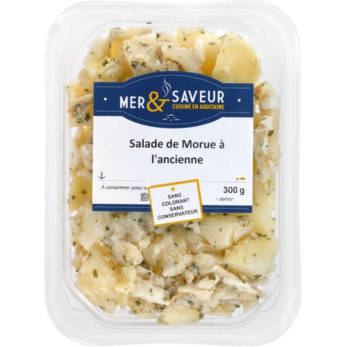 Mer & Saveur Salade de morue à l’ancienne 300g