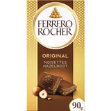 Ferrero Rocher Original Tablette Chocolat Au Lait Noisettes 90g