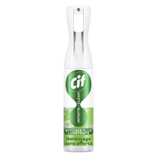 Cif Infinite+Clean Spray Multi-Usages Nettoyage sans Efforts 280ml