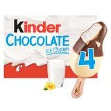Kinder chocolat au lait ice cream x4 152g