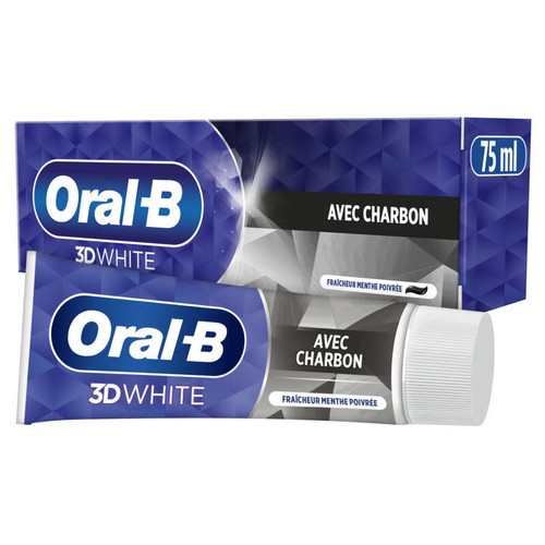 Oral-B 3D White Charbon Dentifrice 75ml