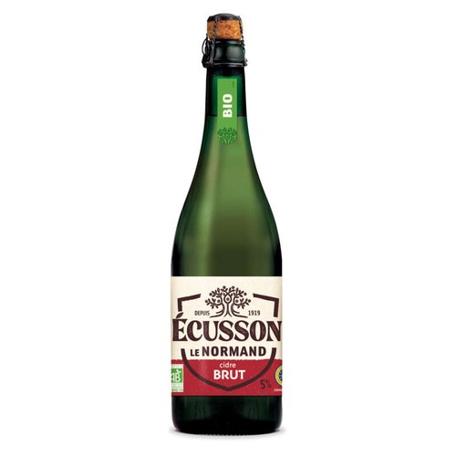 Ecusson Cidre brut Bio 75cl