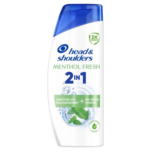 Head & Shoulders Base 2in1 Shampoo antipelliculaire  + Conditioner Menthol 300ml