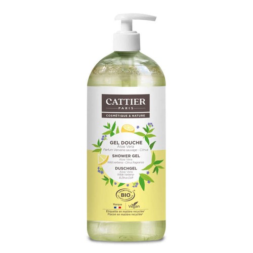 [Par Naturalia] Cattier Gel Douche Fraicheur Verveine & Citrus 1L
