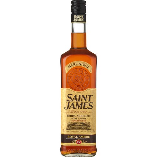 Saint James Royal Ambre , Rhum Agricole , Élevé Sous Bois 70cl
