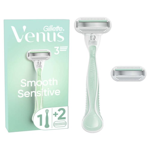 Gillette Venus Rasoir Smooth Sensitive  + 2 Lames