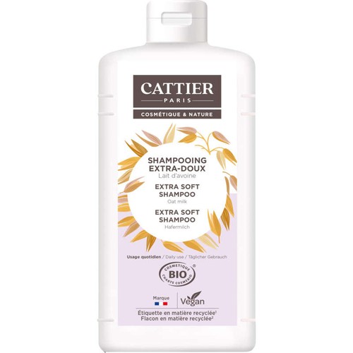 [Par Naturalia]  Cattier Shampooing Extra-Doux Usage Quotidien Bio 1L