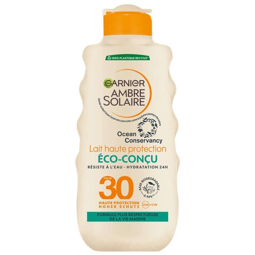 Ambre Solaire Lait Solaire Haute Protection Eco-Conçu FPS 30 200ml