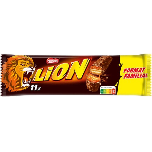 Lion Barres Chocolatées, Format Familial