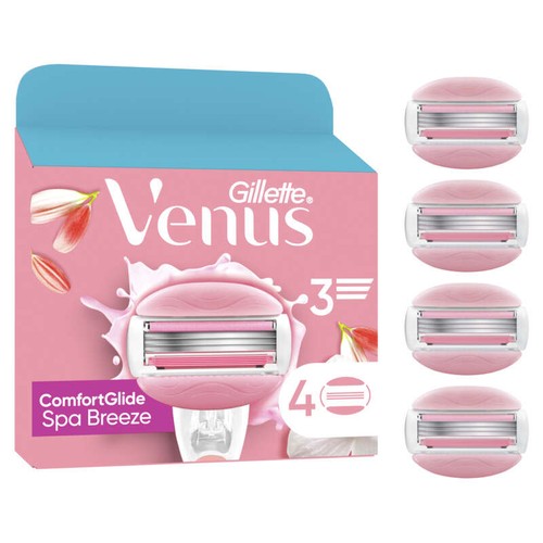 Gillette Venus Lames ComfortGlide Spa Breeze x4