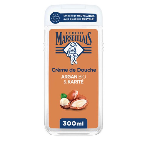 Le Petit Marseillais Crème de Douche Extra douce Argan Bio & karité 300ml