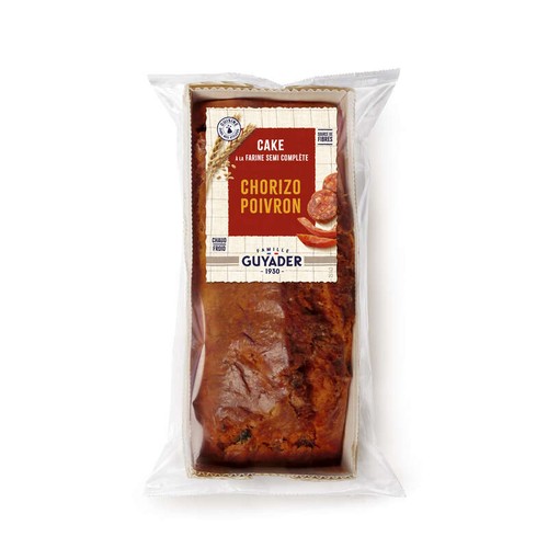 Guyader Cake Au Chorizo Et Poivron Rouges