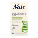 Nair Bandes de Cire froide corps à l'Aloe Vera 40 bandes