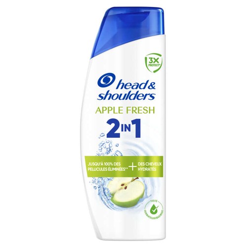 Head & Shoulders Apple Fresh 2 en 1 Shampooing et après-shampoing antipelliculaire 300ml