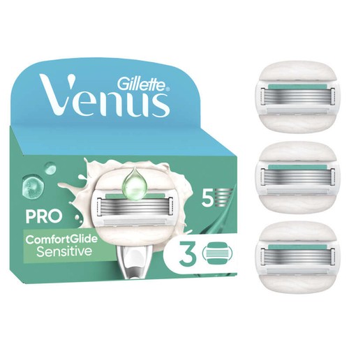 Gillette Venus Lames Pro ComfortGlide Sensitive x3