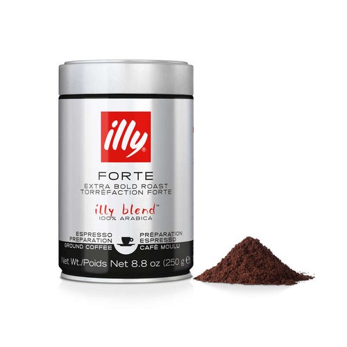 Illy Forte Café Moulu Torrefaction Forte 250g