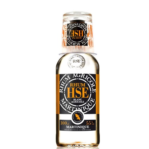 HSE Rhum blanc agricole AOC Martinique 55% 100cl