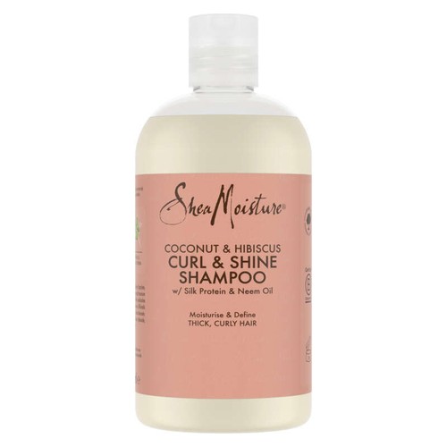Shea Moisture shampooing noix de coco & hibiscus 384ml