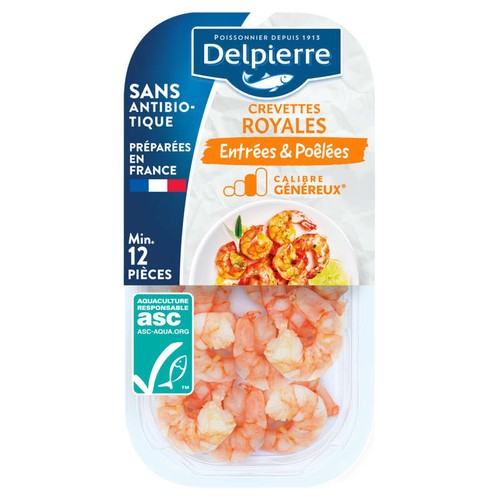 Delpierre Crevettes Royales 150g