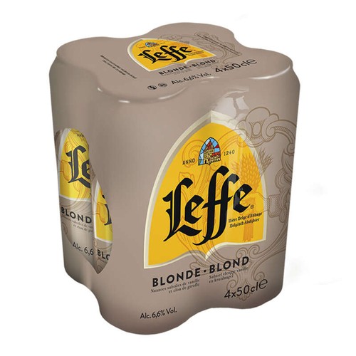 Leffe Bière Blonde D'Abbaye Le Pack De 4x50cl