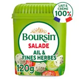 Boursin Salade & Apéritif Fromage Ail & Fines Herbes 120g