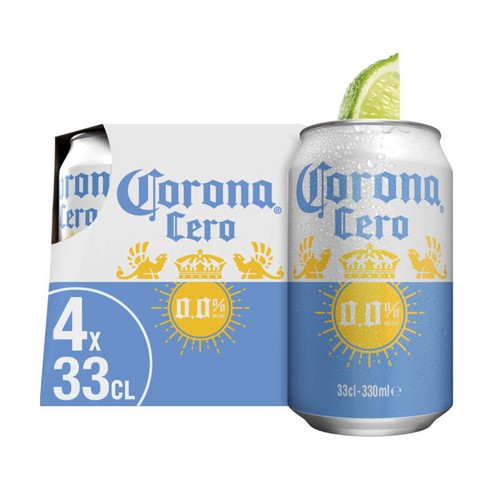 Corona 0.0 Canette 4x33cl