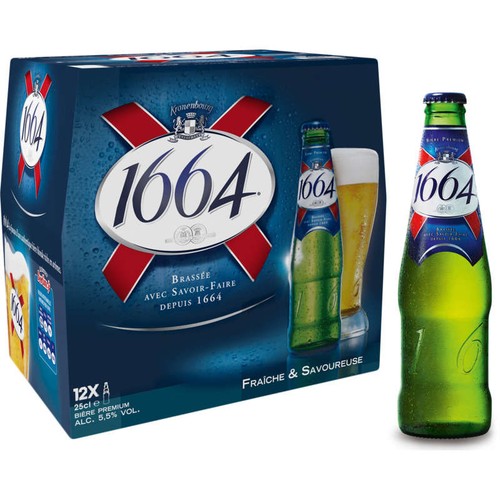 1664 Bière Blonde 12x25cl