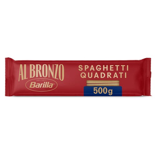 Barilla Pâtes premium Spaghetti Quadrati Al Bronzo 500g