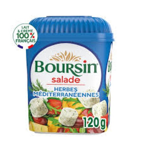Boursin salade Herbes Méditerranés 120g