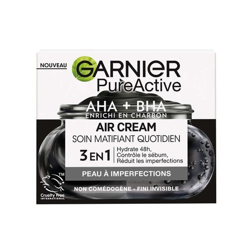 Garnier PureActive Air Cream Soin Matifiant Quotidien 3en1-50ml