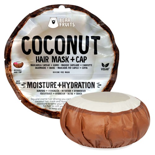 Bear Fruits Nutrition Et Hydratation Masque Capillaire + Charlotte Lait De Coco 20ml