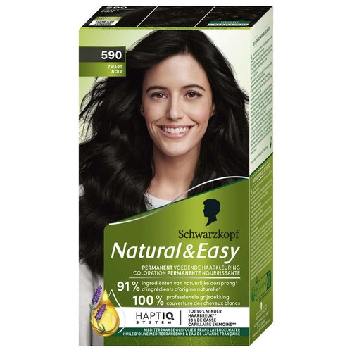 Schwarzkopf Natural&Easy Coloration Permanente 590 Noir