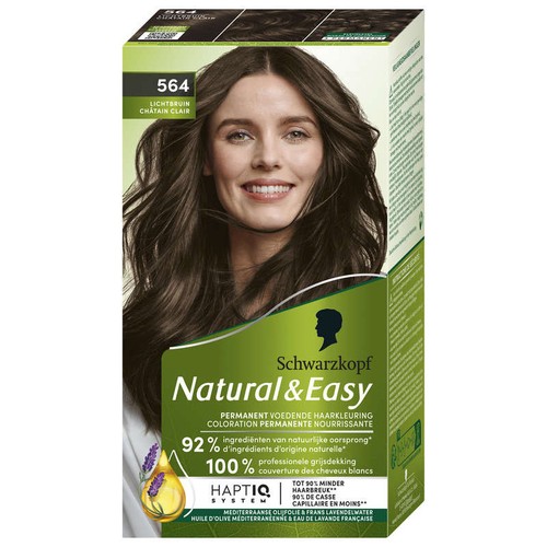 Schwarzkopf Natural&Easy Coloration Permanente 564 Châtain Clair