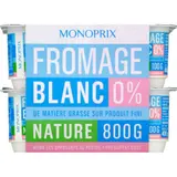Monoprix Fromage Blanc Nature 0% 800g