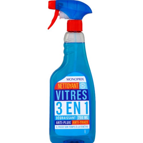 Monoprix Nettoyant Vitres 3En1 750ml