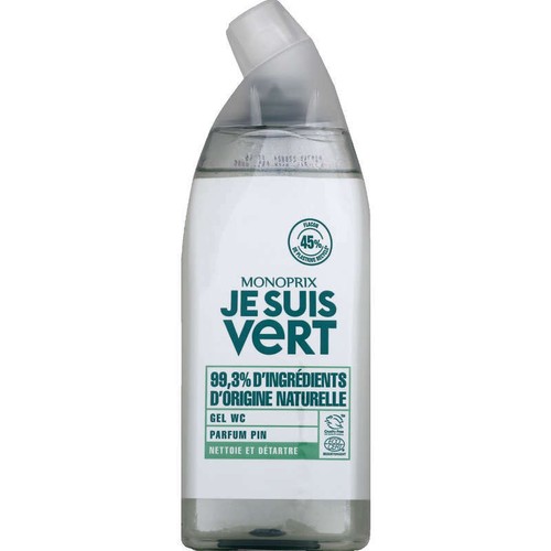 Monoprix Je suis Vert Nettoyant Gel WC parfum pin 750ml