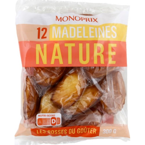Monoprix Madeleine Nature Mgv 300g
