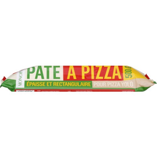 Monoprix Pâte à Pizza Epaisse Rectangulaire 500g