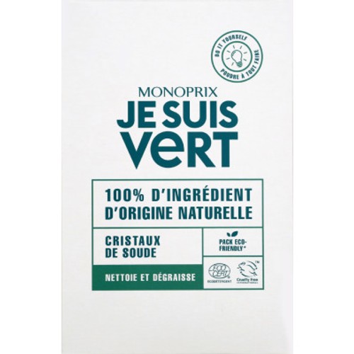Monoprix Je Suis Vert Cristaux De Soude 500g