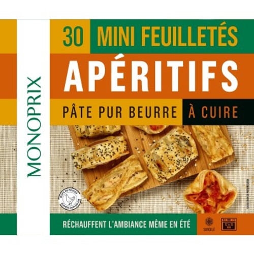 Monoprix Mini Feuilletés Apéritifs x30 420g
