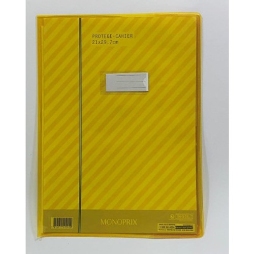 Monoprix Maison Protège-Cahier Jaune A4