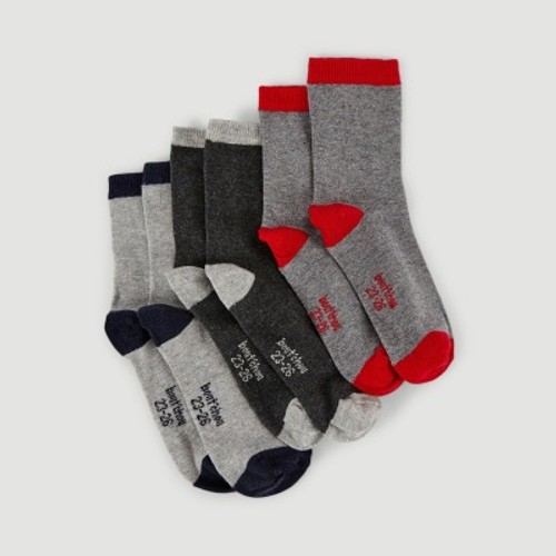 Monoprix Lot De 3 Paires De Chaussettes Garçon Marine T15/18