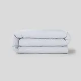 Monoprix Maison Housse De Couette 140X200Cm, Rayé Blanc Et Noir, Coton Bio